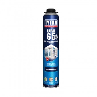  Пена монтажная Tytan 65 UNI профессиональная зимняя 750 мл