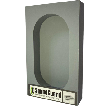 Звукоизоляционный подрозетник 2-секционный SoundGuard ИзоБокс2 Стандарт