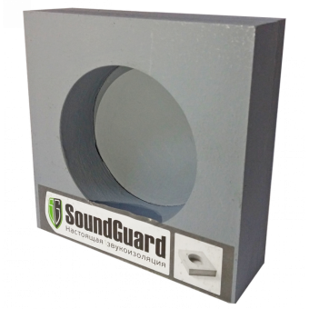 Звукоизоляционный подрозетник 1-секционный SoundGuard ИзоБокс1 Стандарт