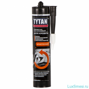 Герметик каучуковый для кровли коричневый Tytan Professional 310мл (Польша)